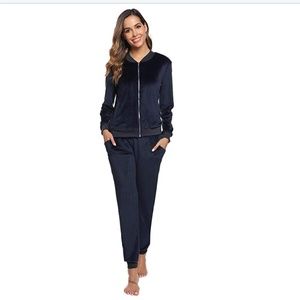 Velour Sweatsuit Set